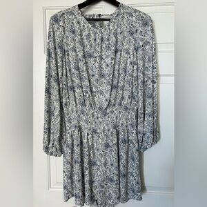 Splendid Blue Floral Jumpsuit